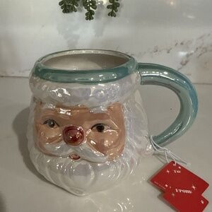Iridescent Santa Mug